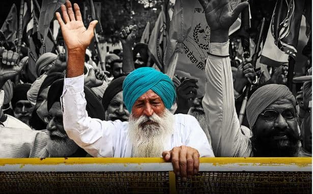 What are the demands of the farmers' Delhi march