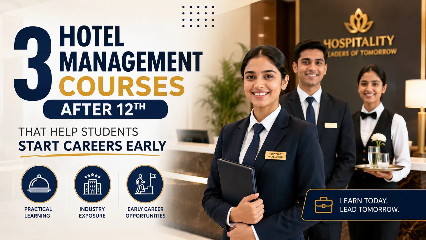 3 Hotel Management Courses After 12th That Help Students Start Careers Early