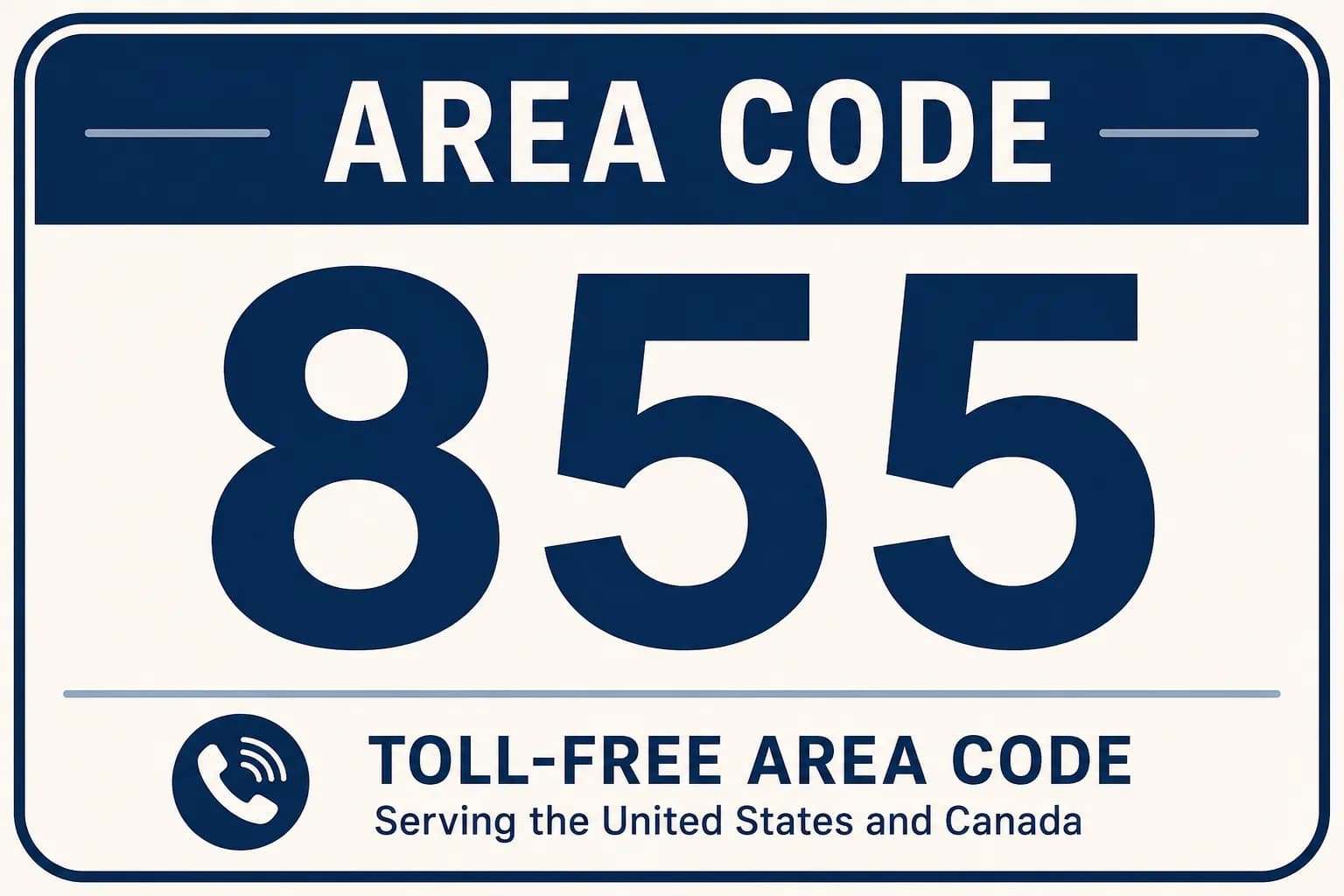 Area Code 855