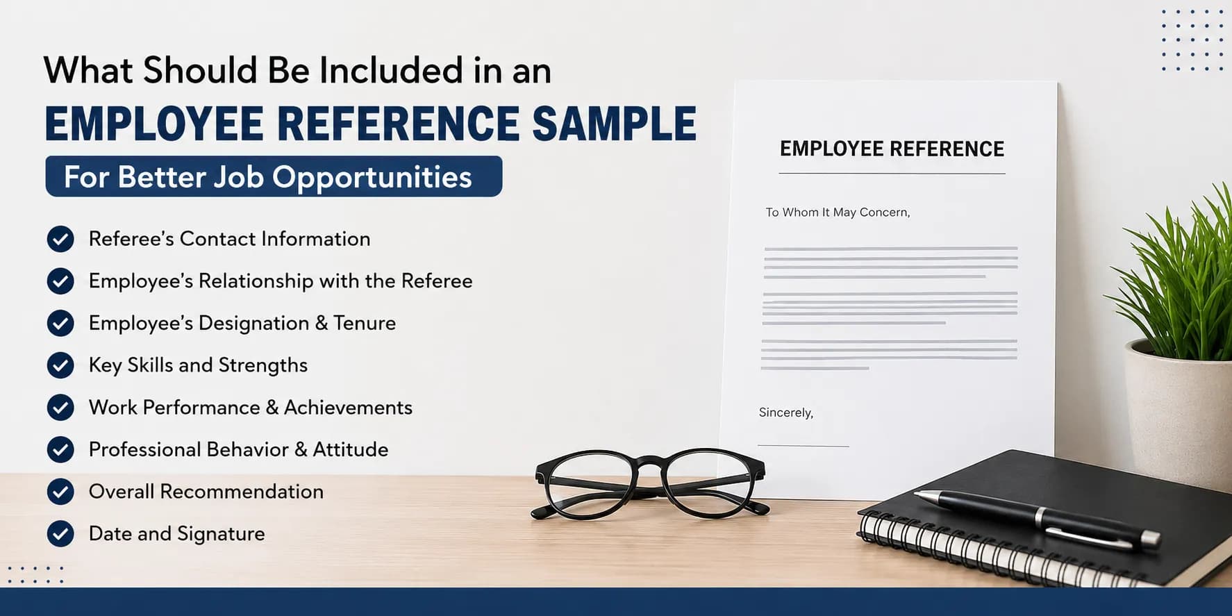 employee reference sample