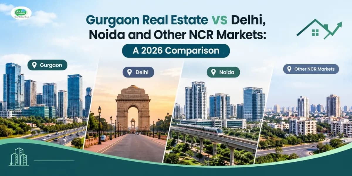 Gurgaon Real Estate vs Delhi, Noida and Other NCR Markets Comparison