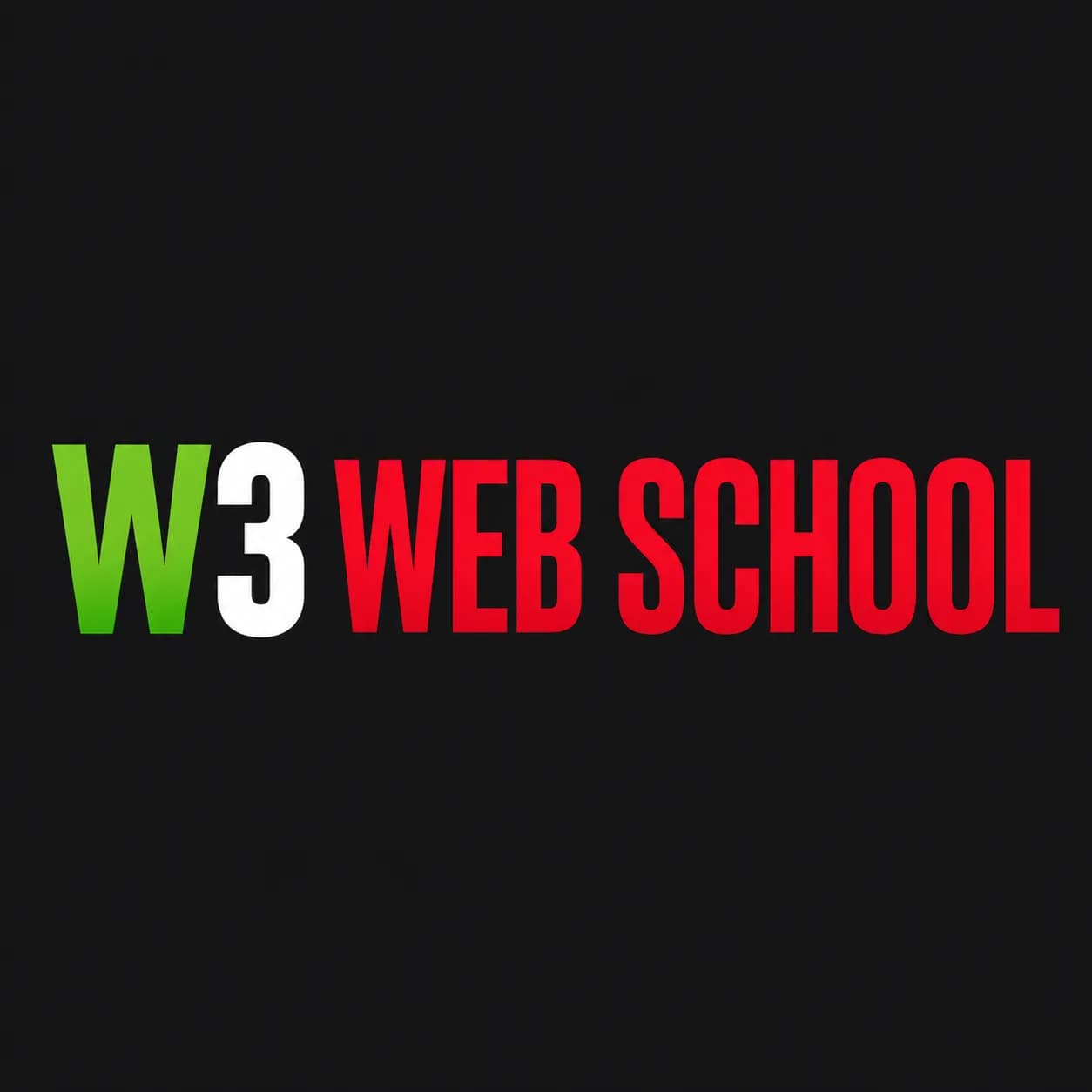 W3 Web  School