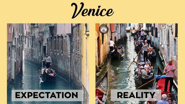  Taking a Gondola ride in Venice