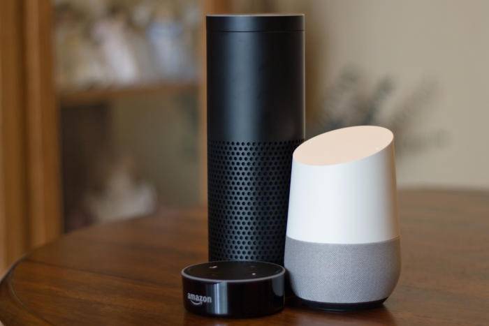Amazon Echo or Google Home